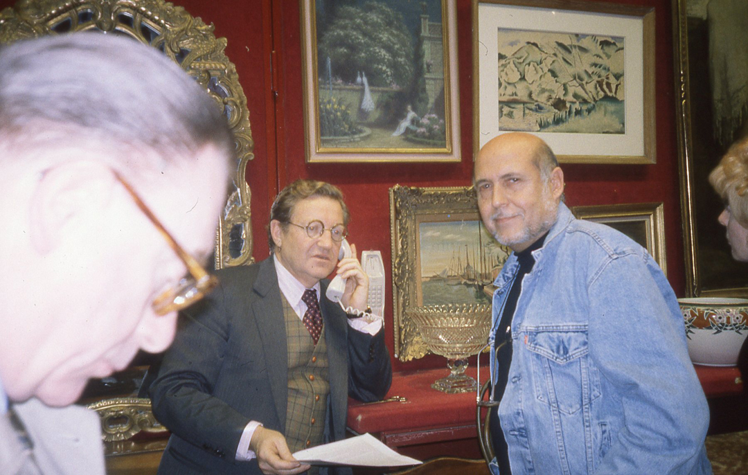 Ma�tre Binoche et Fred Forest