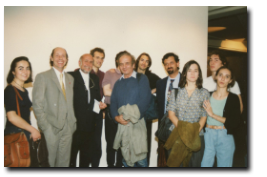 Etudiants de l'Universit� de Turin et leurs professeurs